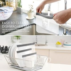 HuamaohengchunReusable Gallon <b>Storage</b> Bags, 10 Pack Dishwasher Safe Silicone Food <b>Storage</b> Bagsfor Marinate Meats, Sandwich - Product Image 5