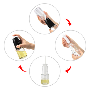 Ustensiles de cuisine en plastique de qualité supérieure Distributeur d'huile d'olive et de vinaigre Vaporisateur automatique pour bouteille d'huile de cuisson - Product Image 3