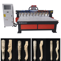 Routeur CNC économique multi-processus et multi-axes, polyvalent, pour le relief sur bois