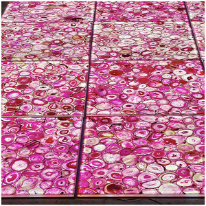 Azulejos <span class=keywords><strong>de</strong></span> Ágata <span class=keywords><strong>Rosa</strong></span> Iluminada Pulida para Pisos y Paredes, Ideales para Clubes VIP y Propiedades Privadas - Product Image 3