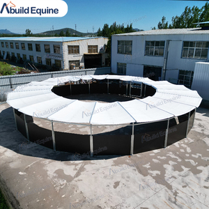 Copricorni Rotondi in Metallo Personalizzati per Cavalli, Misure 10-20m, per Addestramento Equino, Scuole di Equitazione e Scuderie - Product Image 1