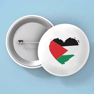 Tùy Chỉnh Palestinian Cờ Và Bản Đồ Tinplate Huy Hiệu Nút Tin Vật Liệu Trống Kim Loại In Lưới Tinplate Phù Hiệu Nút - Product Image 5