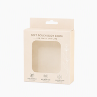 Boîte en carton personnalisée avec languette de suspension, emballage de présentation en carton recyclable, impression offset pour pinceaux de maquillage, vente au détail et en gros
