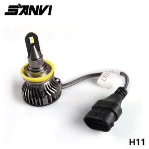 SANVI Factory Price LED Headlights Bulb <b>H4</b> H11 9005 9006 H1 Led Light Bulbs H7 for Car Motorcycle 35W 6000K Car Led Bulb - Product Image 5