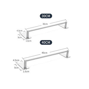Vente en gros de <span class=keywords><strong>porte</strong></span>-serviettes de douche auto-adhésif moderne en acier inoxydable <span class=keywords><strong>sans</strong></span> perçage requis pour l'installation murale de salles de bain d'hôtel - Product Image 5