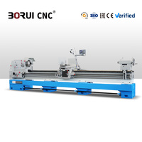 Tour à métaux manuel CA6261C avec tourelle, banc, chariot et contre-tourelle pour tournage général des métaux et opérations de filetage