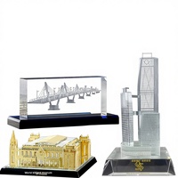 Fabricants de maquettes de bâtiments personnalisables, modèle de bâtiment sur mesure, cadeau souvenir de table avec sculpture et sablage