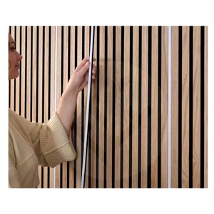 SHENGTAI PET <span class=keywords><strong>pannello</strong></span> acustico <span class=keywords><strong>fonoassorbente</strong></span> rovere poliestere acustica parete e soffitto pannelli con Led - Product Image 4