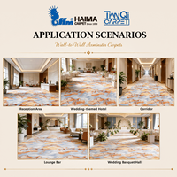 Moquette Axminster ignifuge de qualité supérieure pour couloirs et chambres d'hôtel 5 étoiles