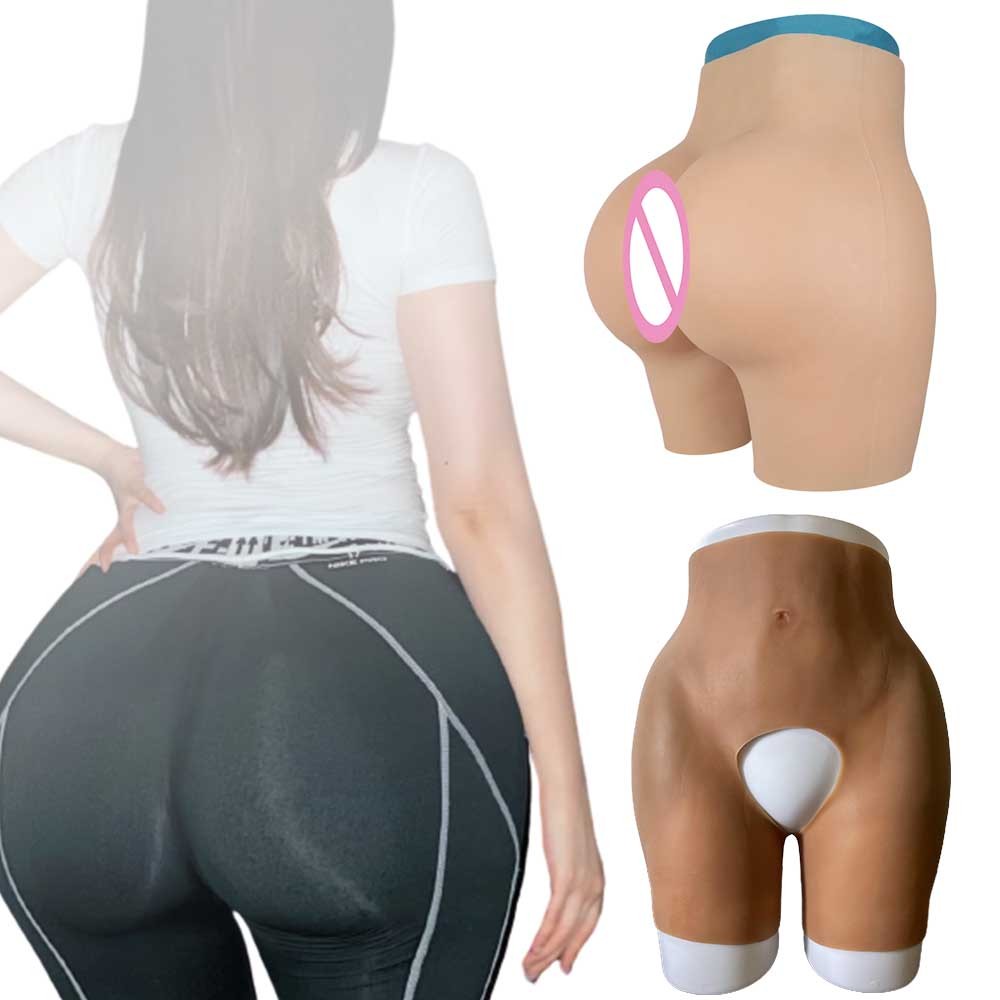 Силиконовые большой объем бедер с открытым Бобом Butt утолщение поддельные Нижнее белье Сексуальная Push Up кальсоны хип трусики Формирователь тела для женщин
