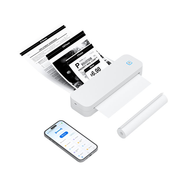 A4 Mini Wireless Mobile Thermal Printer for Home Use HCC-A4PP