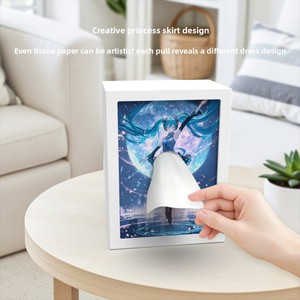 Caja de pañuelos LED en oferta, portátil y colgante, instalación personalizable para camping y baño, descuentos al por mayor - Product Image 1