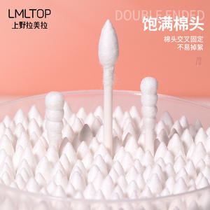 Hisopos de Algodón de Doble Extremo LMLTOP A672, Herramientas Multiusos Premium para Maquillaje y Cuidado de la Piel, Punta Redonda, Capa Única - Product Image 2