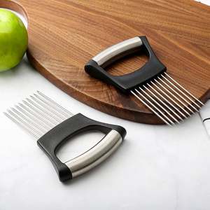 Vente flash : Trancheuse à viande en acier inoxydable, support pour éplucheur de tomates, support pour citron, trancheuse multifonctionnelle, support pour oignon avec 10 dents - Product Image 3