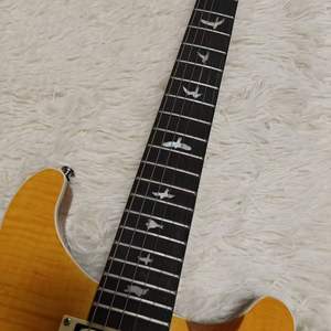 กีตาร์ไฟฟ้า <span class=keywords><strong>PRS</strong></span> สีเหลืองคุณภาพสูง พร้อมการเคลือบเงาอย่างดี เสียงไพเราะ เหมาะสำหรับมืออาชีพ - Product Image 4