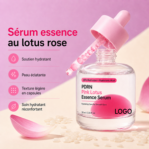 Suero Hidratante Profesional para una Piel Suave y Radiante, Cuidado para Piel Áspera, Alivia el Enrojecimiento, Piel Sensible, Suero con Esencia de Loto Rosa y PDRN - Product Image 4