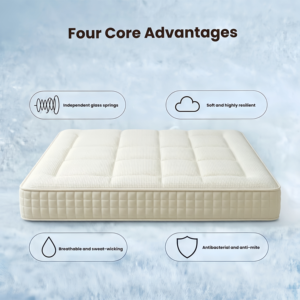 Wholesale Luxury Gel <b>Memory</b> <b>Foam</b> <b>Mattress</b> Queen King Size Medium Firm Breathable Cooling Comfort Bed Home Hotel - Product Image 4