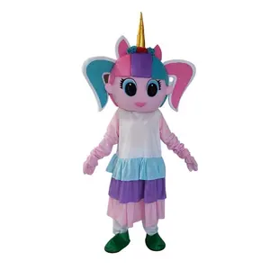 Bebek kız unicorn maskot kostüm cosplay parti karnaval kostüm yetişkin elbise çocuk doğum günü reklam dans