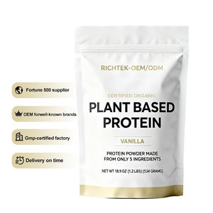 יצרן טוב צמח אורגני על בסיס אבקות חלבון טבעוני עבור מבוגרים שימוש-פרטי תווית גוף - Product Image 1