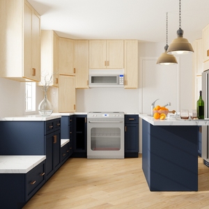 Popular Shaker Style RTA Kitchen Cabinet Wholesale Bulk Cabinet Supplier Modern Kitchen Cabinets For American Kitchen Remodeling - Product Image 1