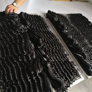 Vendor Grosir Ekstensi Rambut Manusia Brazil 100% Asli Dengan Penutup Depan Berbahan Lace, Rambut Mink Mentah Dengan Kutikula Tersusun Rapi, Model Weft - Product Image 3