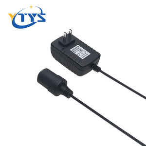 Adaptateur secteur YTYS 12V <span class=keywords><strong>2A</strong></span> DC avec multiprise (EU/US/UK/AU) et convertisseur allume-cigare, garantie 2 ans - Product Image 6