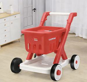 Push-pull baby-loopkar met vier wielen, multifunctioneel zitgedeelte, antisliphandgreep + zachte muziek, dubbele verzorging - Product Image 6