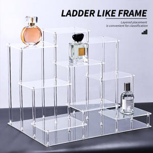 Venta caliente multifuncional de juguete de acrílico de Perfume personalizado elevadores de postre soporte de exhibición estante de almacenamiento de exhibición de maquillaje - Product Image 2
