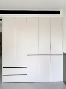 Garde-robe pour ranger les vêtements Vestiaire Armoire pour vestiaire avec porte en panneaux de particules Solution de stockage de vêtements durable - Product Image 3