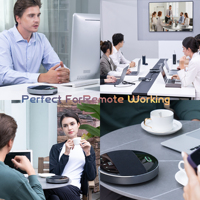 Sistema de Cámara de Videoconferencia PTZ 4K 30FPS con Zoom 3X, Solución AV, Mezclador de Video y Audio Todo en Uno para Conferencias Grupales