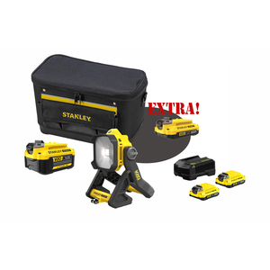 V20 SFMCL030B 18V LED lampada da cantiere Kit 4.0Ah V20 SFMCB204 batteria al litio energia Set EXTRA 6500K CCT temperatura colore - Product Image 1