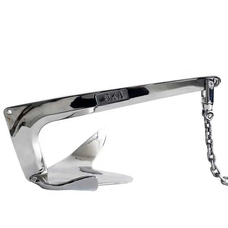 Bruce Manufacturers High Polished 316 Stainless Steel Bruce Anchor For Marine