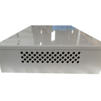 Boîtier d'éclairage solaire en métal sur mesure, tube en acier Q235, poinçonnage, découpe laser, pliage, soudage, fabrication