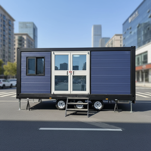 บ้านเคลื่อนที่หรูหราแบบเคบิน บ้านพ่วงขนาดเล็ก บ้านคอนเทนเนอร์บนล้อ - Product Image 1