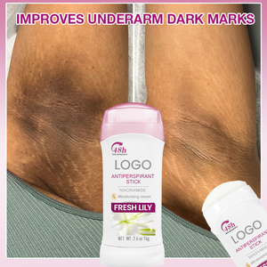 Anti-transpirant OEM 48 heures, atténue les taches foncées, répare, hydrate, apaise, formule douce et rafraîchissante, anti-transpirant en stick au parfum de lys frais - Product Image 3
