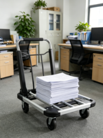 Chariot à main en aluminium de haute qualité pour le bureau et la maison, multi-usages