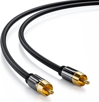 Haute Qualité Pour HIFI Cordon Audio Numérique Câble RCA Mâle à Mâle Câble Audio Pour Haut-parleurs Subwoofer Personnalisé Câble RCA