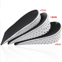 Rehausseurs de talon pour chaussures, inserts en EVA absorbant, coussinets de talon en silicone, coussinets de talon auto-adhésifs réglables