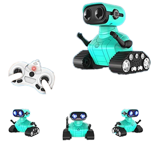Nouveaux robots télécommandés rechargeables 2,<span class=keywords><strong>4</strong></span> G avec musique et yeux LED pour enfants, fabricant de jouets télécommandés, voiture de cascades - Product Image 4
