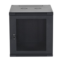 Rak Server Dinding Tunggal SY 12U 600x600, Kabinet Dinding, Dilengkapi Aksesoris Lengkap, Penutup Dapat Dilepas, Sesuai Standar ANSI/EIA