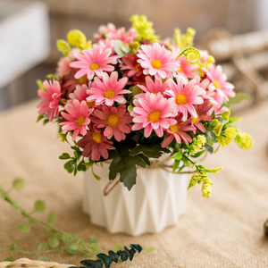 Set di <span class=keywords><strong>Fiori</strong></span> Artificiali H292 con Vasi in Ceramica e Corda di Canapa, Piante Artificiali in <span class=keywords><strong>Vaso</strong></span> per Decorazione Casa e Soggiorno - Product Image 5