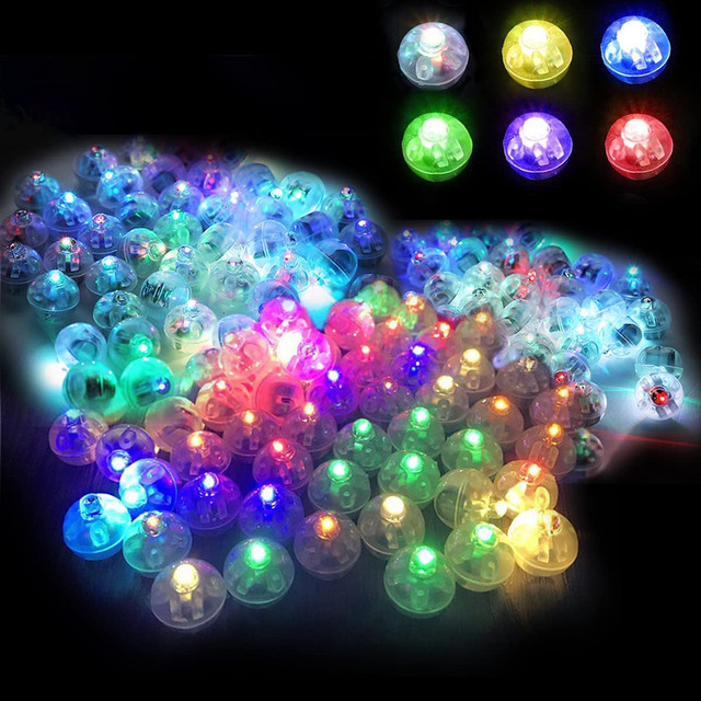 Popular Party Colorful Round Lighted Ball Mini Helium Flashing Lamp Led Battery Operated Balloon Light