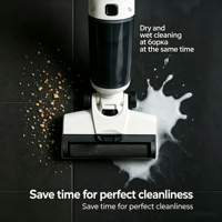 Aspirateur laveur de tapis sans fil 3 en 1 pour sols humides et secs, autonomie de 50 minutes, pour usage domestique