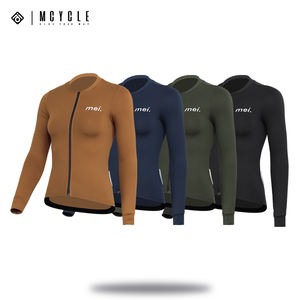 Maglia Termica da <span class=keywords><strong>Ciclismo</strong></span> per Donna, Asciugatura Rapida, Traspirante, <span class=keywords><strong>Abbigliamento</strong></span> Sportivo Caldo Tinta Unita per l'Inverno - Product Image 2