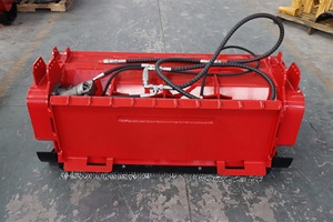 Broyeur à tambour pour chargeuse compacte forestière : Outil de réhabilitation de terrains vierges et de défrichement innovant - Product Image 4