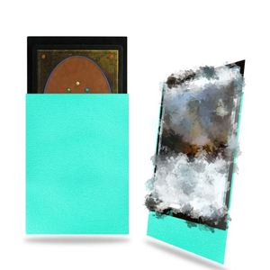 Protège-cartes en plastique brillant et durable FX, coins carrés, pour cartes de jeu et de collection, en noir, bleu, blanc, rouge, violet - Product Image 6
