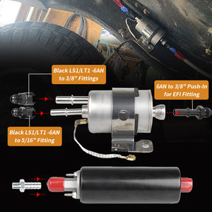 Bomba <span class=keywords><strong>de</strong></span> <span class=keywords><strong>Combustible</strong></span> en Línea GSL392 <span class=keywords><strong>de</strong></span> 255 LPH y Kit <span class=keywords><strong>de</strong></span> <span class=keywords><strong>Regulador</strong></span> <span class=keywords><strong>de</strong></span> Filtro <span class=keywords><strong>de</strong></span> <span class=keywords><strong>Combustible</strong></span> EFI <span class=keywords><strong>de</strong></span> 58 PSI con Conexiones <span class=keywords><strong>de</strong></span> 6AN y Manguera <span class=keywords><strong>de</strong></span> <span class=keywords><strong>Combustible</strong></span> <span class=keywords><strong>de</strong></span> 3.9 Pies, Stock en EE. UU. - Product Image 2