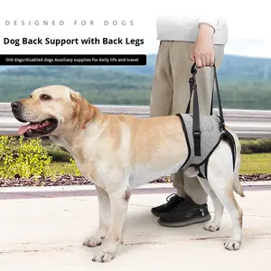 Sangle pour <span class=keywords><strong>chien</strong></span>, soutien des pattes arrière pour les grands chiens, aide <span class=keywords><strong>à</strong></span> la rééducation des membres arrière des chiens âgés souffrant de blessures, de handicap, harnais pour <span class=keywords><strong>chien</strong></span> - Product Image 1
