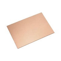 Plaque de circuit imprimé stratifié FR4 en fibre d'époxy plaquée cuivre double face 7,5*10cm 75x100x1,5mm 10x7,5cm 100*75mm 75*100*1,5mm