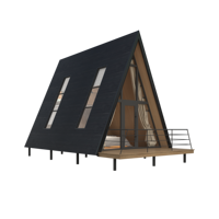 Triangle Maison Petite Maison Conteneur Ready Made 2 Bedroom Maison Préfabriquée Maisons Modulaires Préfabriquées Bâtiment En Bois